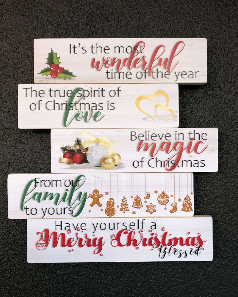 Stacked Wall Art | MAGIC OF CHRISTMAS