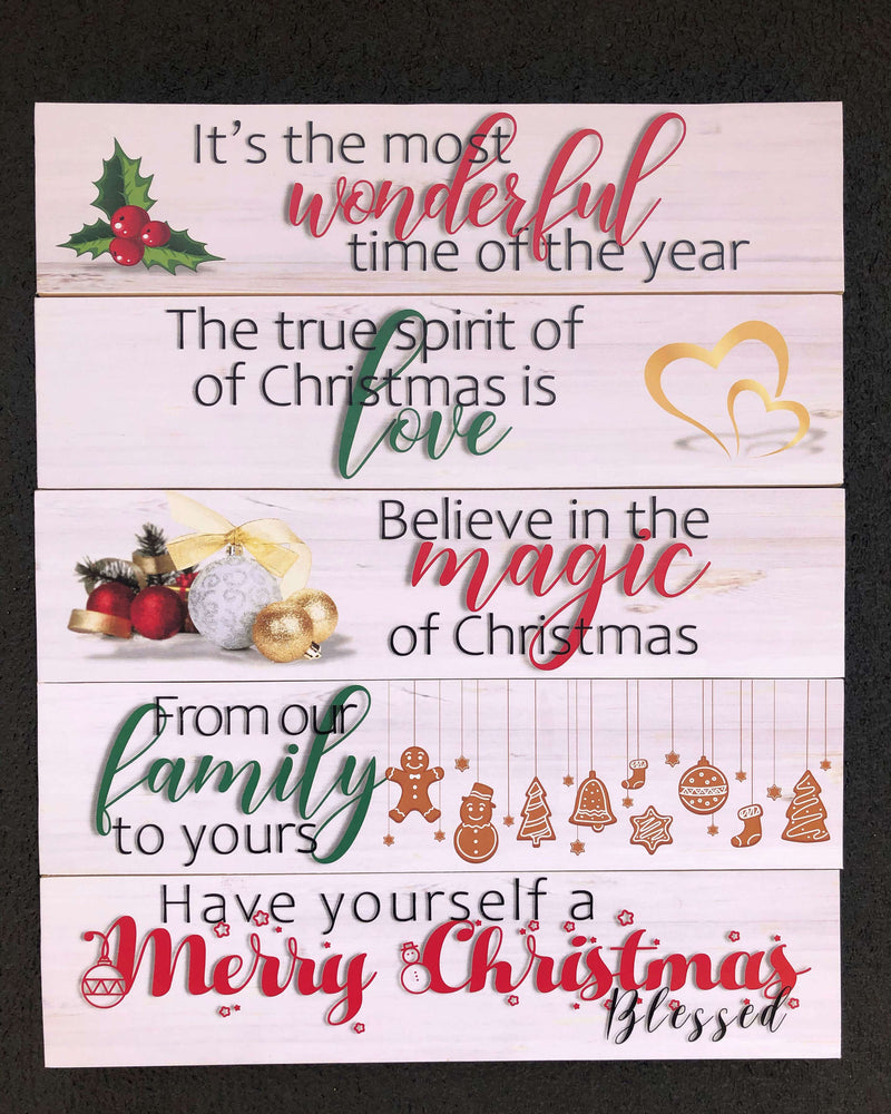 Stacked Wall Art | MAGIC OF CHRISTMAS