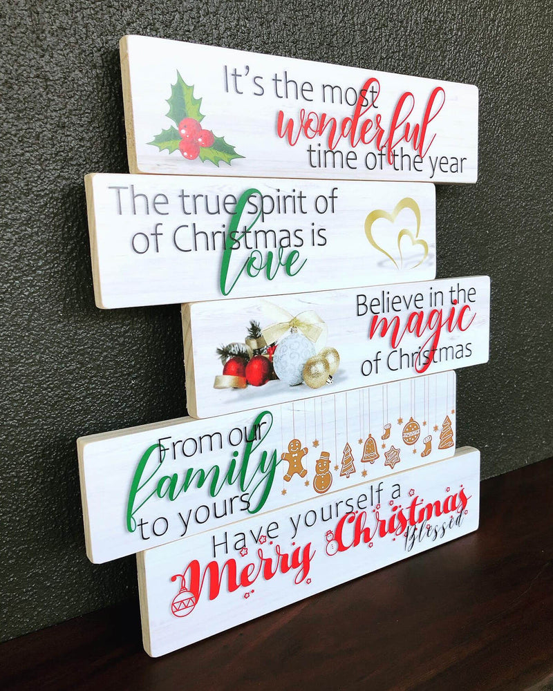 Stacked Wall Art | MAGIC OF CHRISTMAS