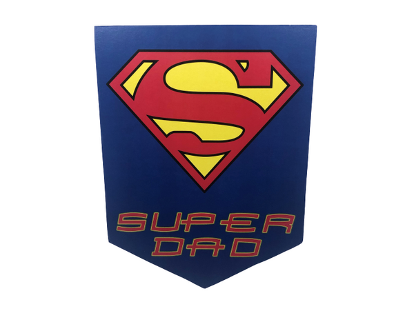 Super Dad | Super Hero Wall Shield