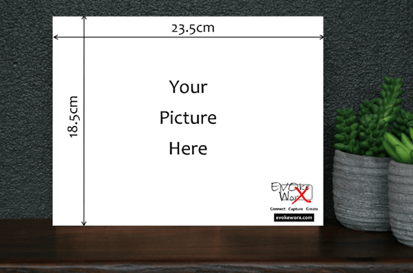 CUSTOM PHOTO BLOCK | 8x10 INCHES (LANDSCAPE ORIENTATION)