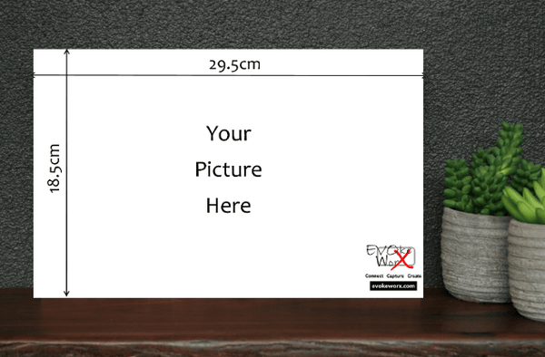 CUSTOM PHOTO BLOCK | 8x12 INCHES (LANDSCAPE ORIENTATION)