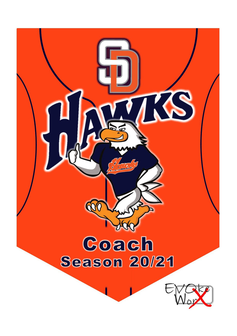 SDBC Hawks Wall Shield