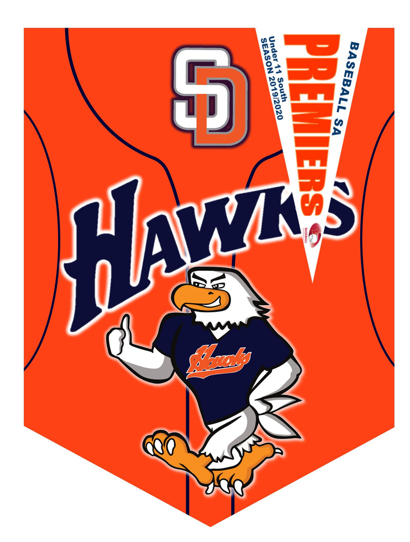 SDBC Hawks Wall Shield