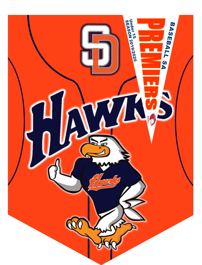 SDBC Hawks Wall Shield