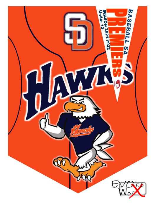 SDBC Hawks Wall Shield