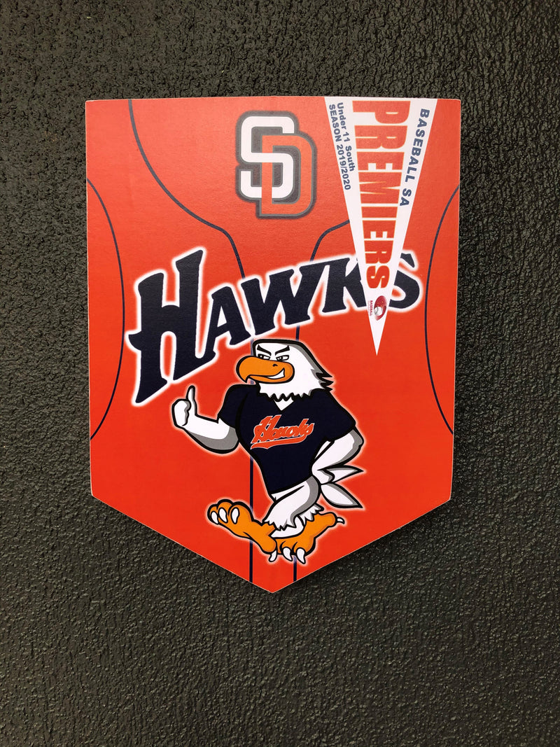 SDBC Hawks Wall Shield
