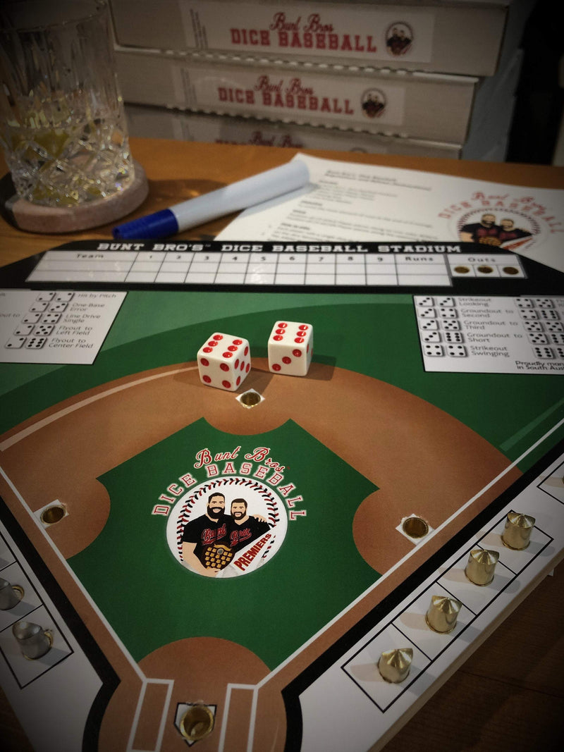 SDBC Hawks Special Edition - Bunt Bros Dice Baseball Board Game